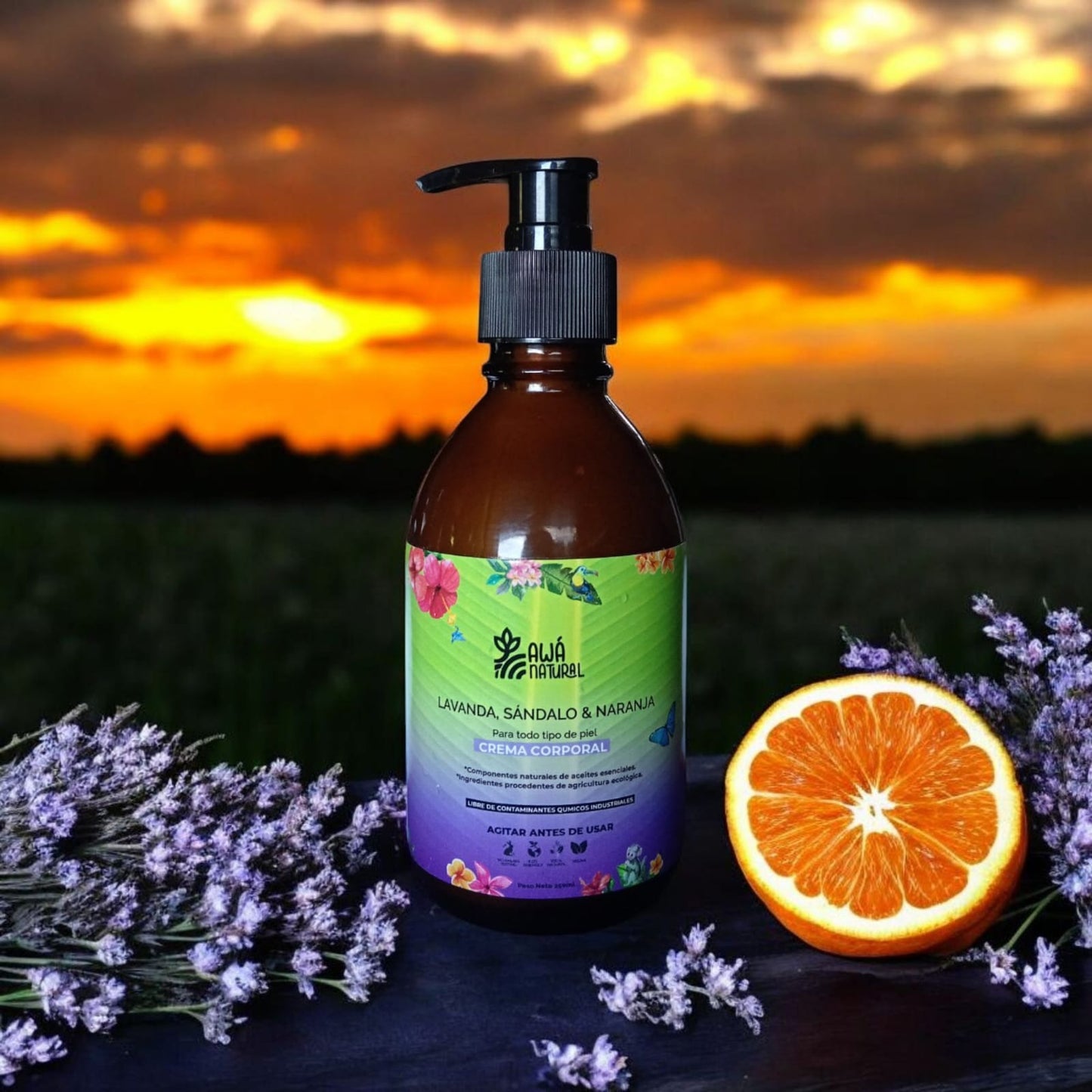 Lavender, Sandalo & Orange Body Lotion