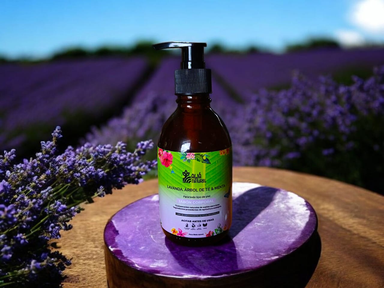 Lavender, Tea Tree and Mint Liquid Soap