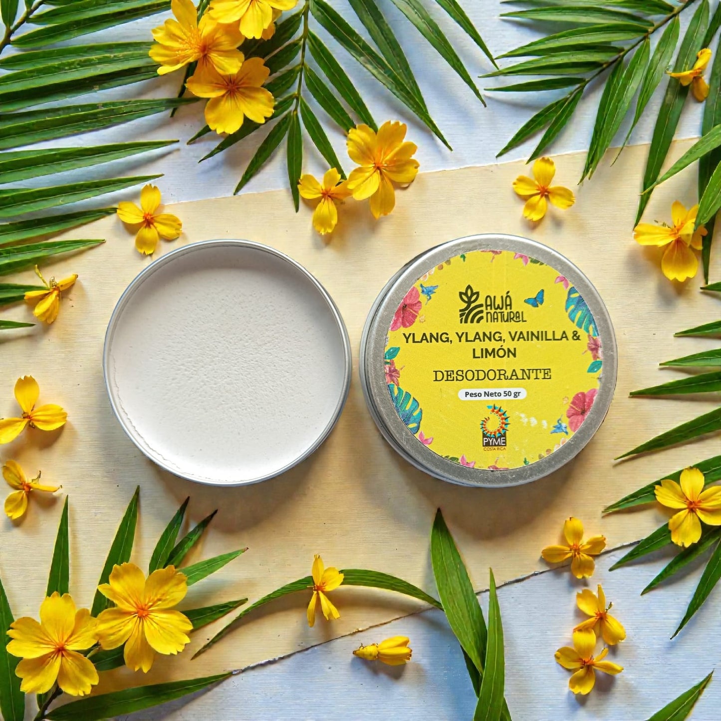 Ylang Ylang, Vanilla and Lemon Solid Deodorant