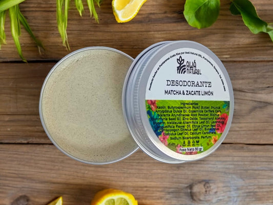 Matcha and Lemongrass Solid Deodorant