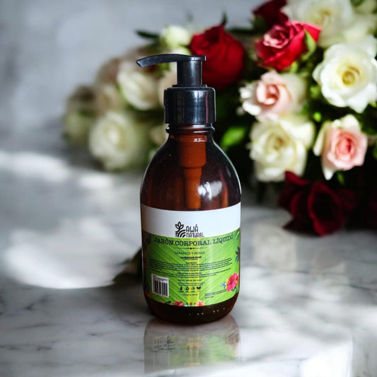 Geranium and Rose liquid soap