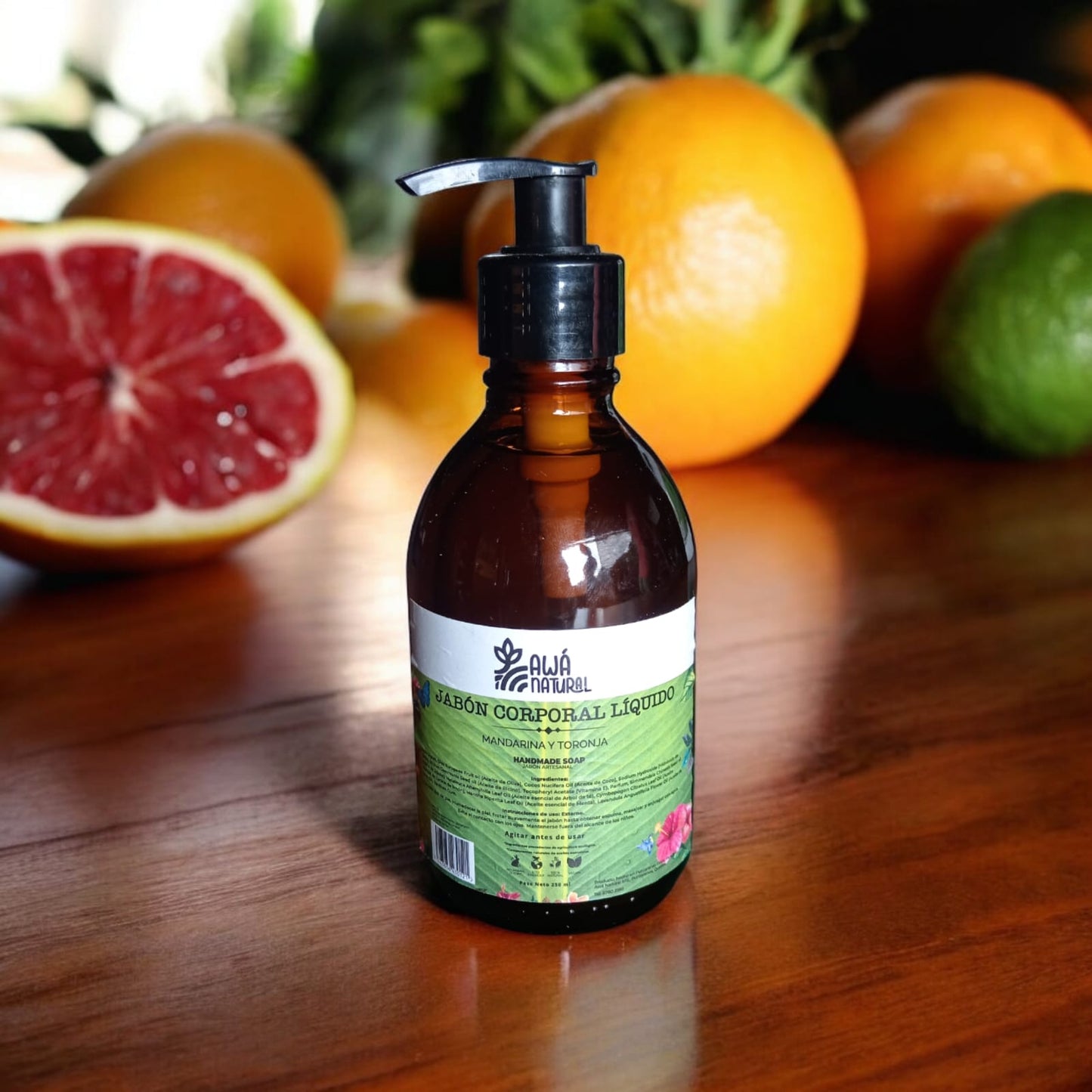 Mandarin and Grapefruit Liquid Soap